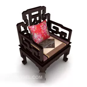 Chinese Home Single Sofa 3d model