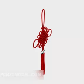 Chinese knot jewelry decoration 3d model