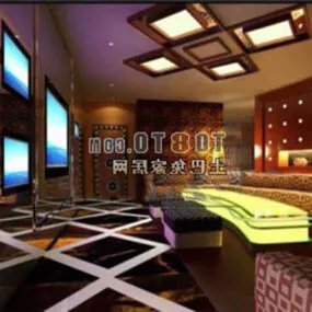 Chinese Karaoke Room 3d model