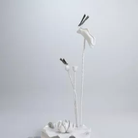 Chinese Lotus Ornament 3d model