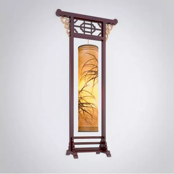 Chinese Wooden Hanging Floor Lamp 3d model Chinese Wooden Hanging Floor Lamp 3d model