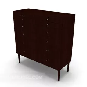 Chinese Minimalist Style Cabinet 3d model
