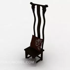 Chinese Wood Home Chair 3d model