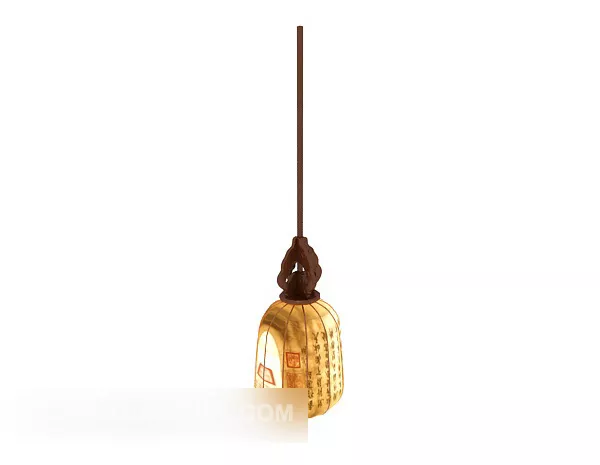 Chinese Solid Wood Chandelier 3d model Chinese Solid Wood Chandelier 3d model