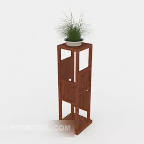 Chinese Potted Planting Rack 3d model