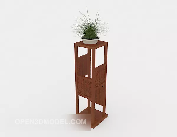 Chinese Potted Planting Rack 3d model Chinese Potted Planting Rack 3d model