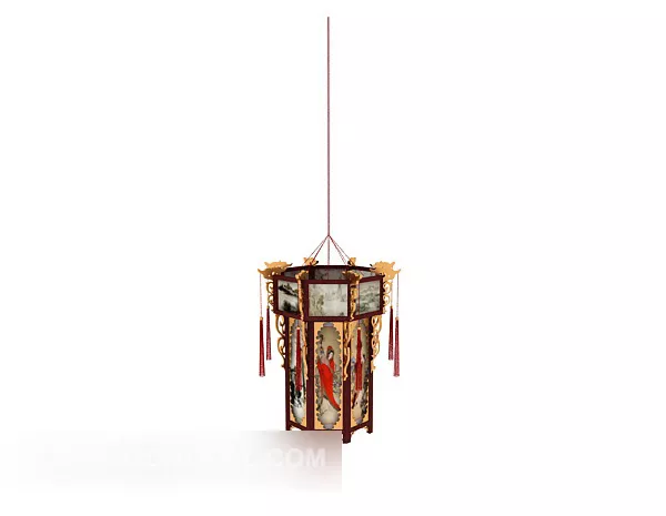 Traffic Light Street Lamp 3d model
