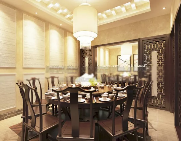Chinese Restaurant Retro Furniture 3d model Chinese Restaurant Retro Furniture 3d model