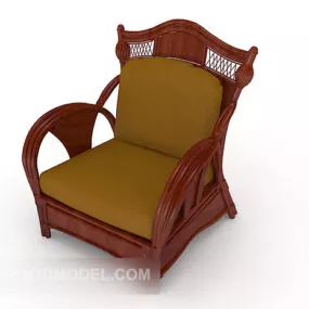 Chinese Retro Chair 3d model