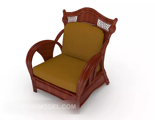 Chinese Retro Chair 3d model Chinese Retro Chair 3d model