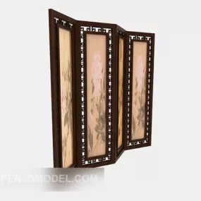 Chinese Retro Screen Furniture 3d model