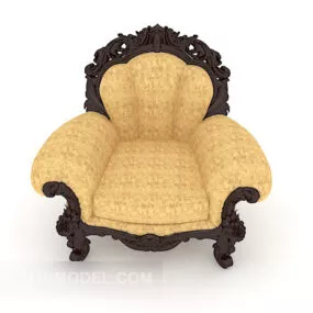 Chinese Retro Single Sofa 3d model