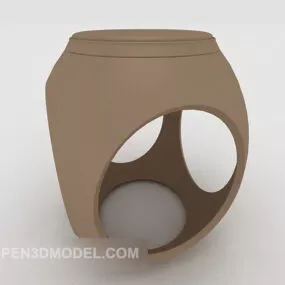 Chinese Retro Stool 3d model