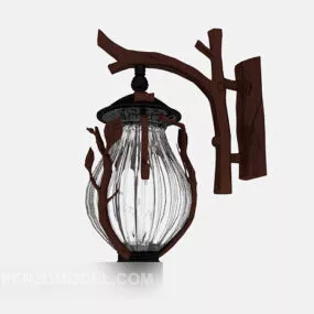 Chinese Retro Wall Lamp 3d model