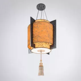 Chinese Round Chandelier Furniture 3d model