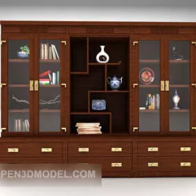 Chinese Showcase 3d model