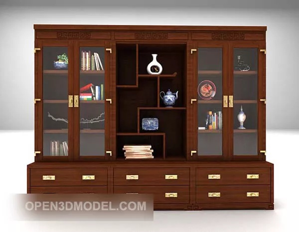 Chinese Showcase 3d model Chinese Showcase 3d model
