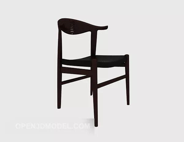 Lounge Chair, Relax Seat With Thin Upholstered 3d model