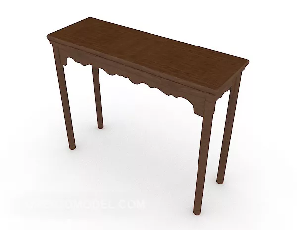 Chinese Simple Table Furniture 3d model Chinese Simple Table Furniture 3d model