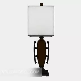 Chinese Simple Table Lamp 3d model