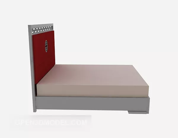 Chinese Single Bed Furniture 3d model Chinese Single Bed Furniture 3d model
