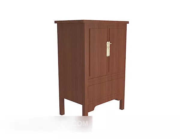 Antique Cupboard Cabinet 3d model