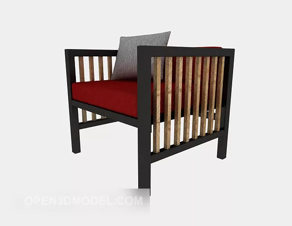 Colorful Lounge Chair 3d model