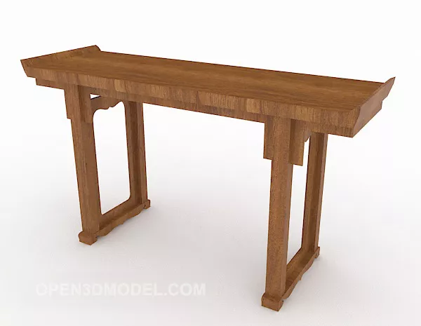 Chinese Solid Wood Case 3d model Chinese Solid Wood Case 3d model