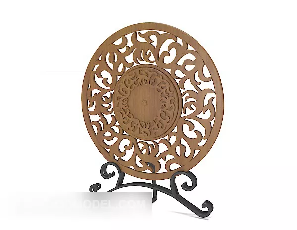 Chinese Solid Wood Decoration 3d model Chinese Solid Wood Decoration 3d model