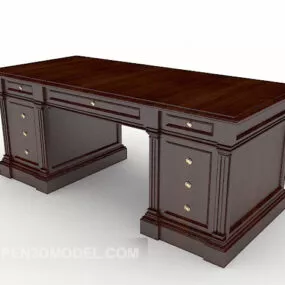 Chinese Square Desk 3d model