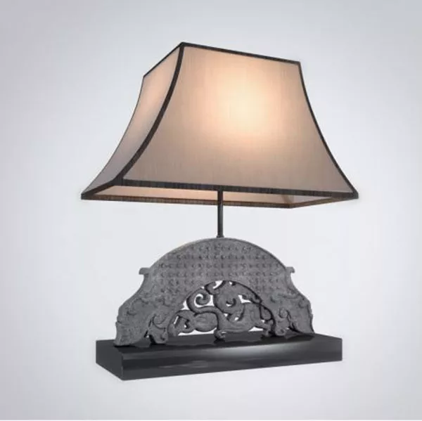 Chinese Stone Carving Element Table Lamp 3d model Chinese Stone Carving Element Table Lamp 3d model