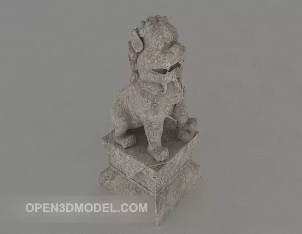 Ice Age Lion 3d model
