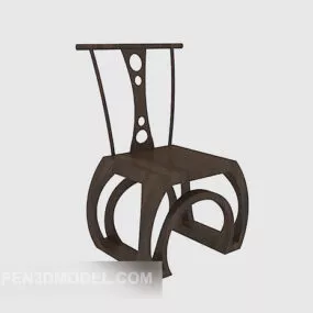 Chinese Style Chair Wooden 3d model