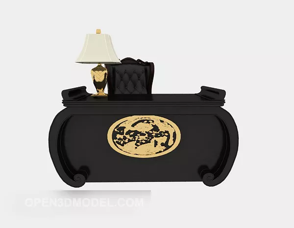 Chinese Style Desk 3d model Chinese Style Desk 3d model