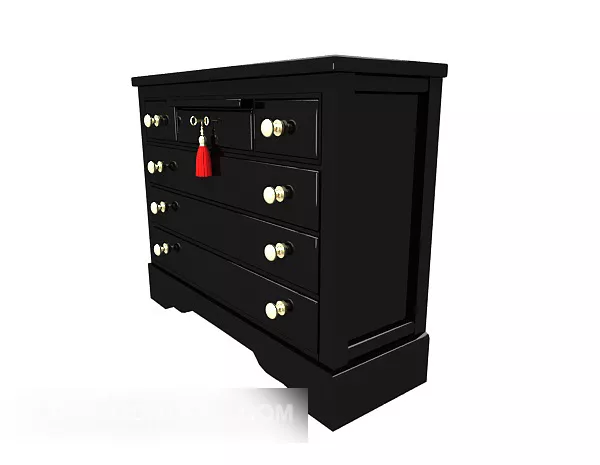 Door Opened 3d model