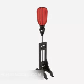 Chinese Retro Style Floor Lamp 3d model