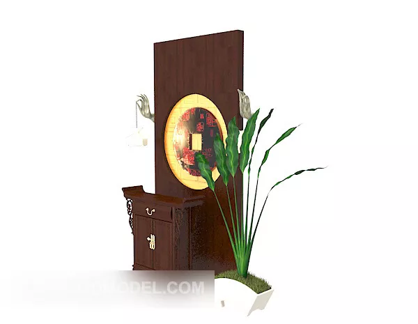 Chinese Style Home Room Cabinet 3d model Chinese Style Home Room Cabinet 3d model