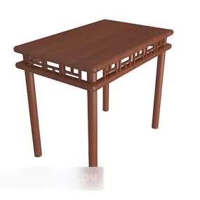 Chinese Style Home Side Table 3d model
