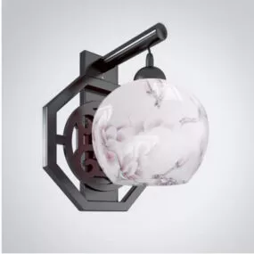 Chinese Style Lamp Bulb 3d model