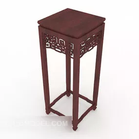 Chinese Style Potted Planting Rack 3d model