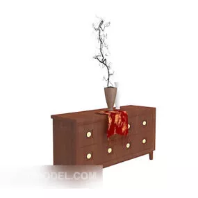 Chinese Style Set Edge Cabinet 3d model