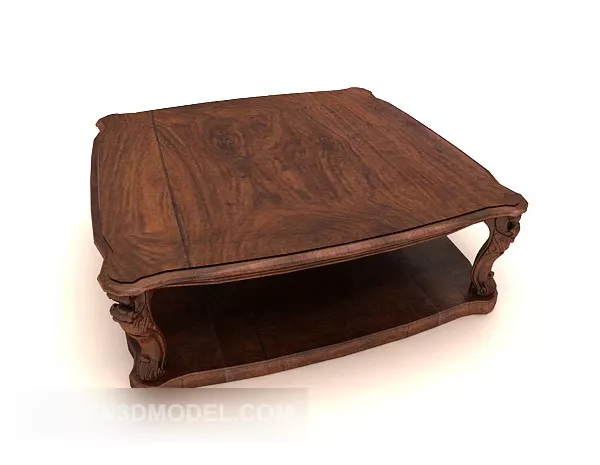 Chinese Style Solid Wood Carving Coffee Table 3d model Chinese Style Solid Wood Carving Coffee Table 3d model