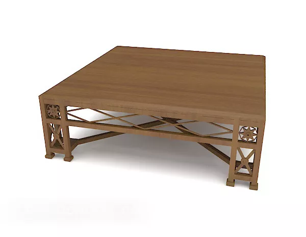 Chinese Style Solid Wood Coffee Table 3d model Chinese Style Solid Wood Coffee Table 3d model