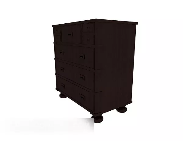 Chinese Style Solid Wood Drawer Cabinet 3d model Chinese Style Solid Wood Drawer Cabinet 3d model
