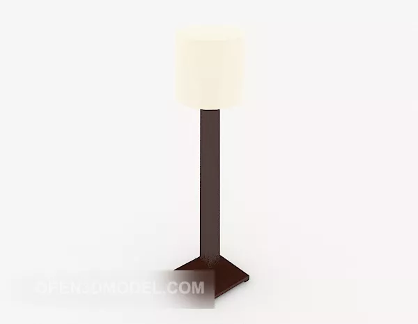 Chinese Style Solid Wood Floor Lamp 3d model Chinese Style Solid Wood Floor Lamp 3d model