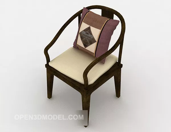 Chinese Style Solid Wood Home Chair 3d model Chinese Style Solid Wood Home Chair 3d model