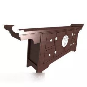 Chinese Classical Side Cabinet 3d model
