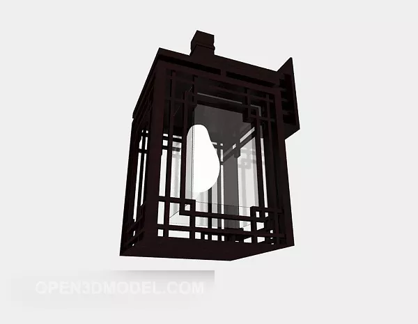 Chinese Style Wall Lamp 3d model Chinese Style Wall Lamp 3d model
