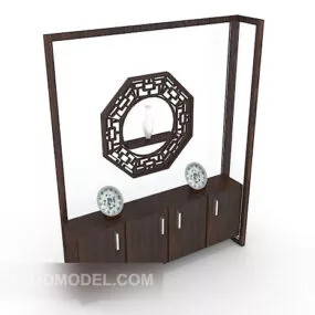 Chinese Traditional Side Cabinet 3d model