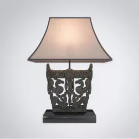 Chinese Traditional Table Lamp 3d model